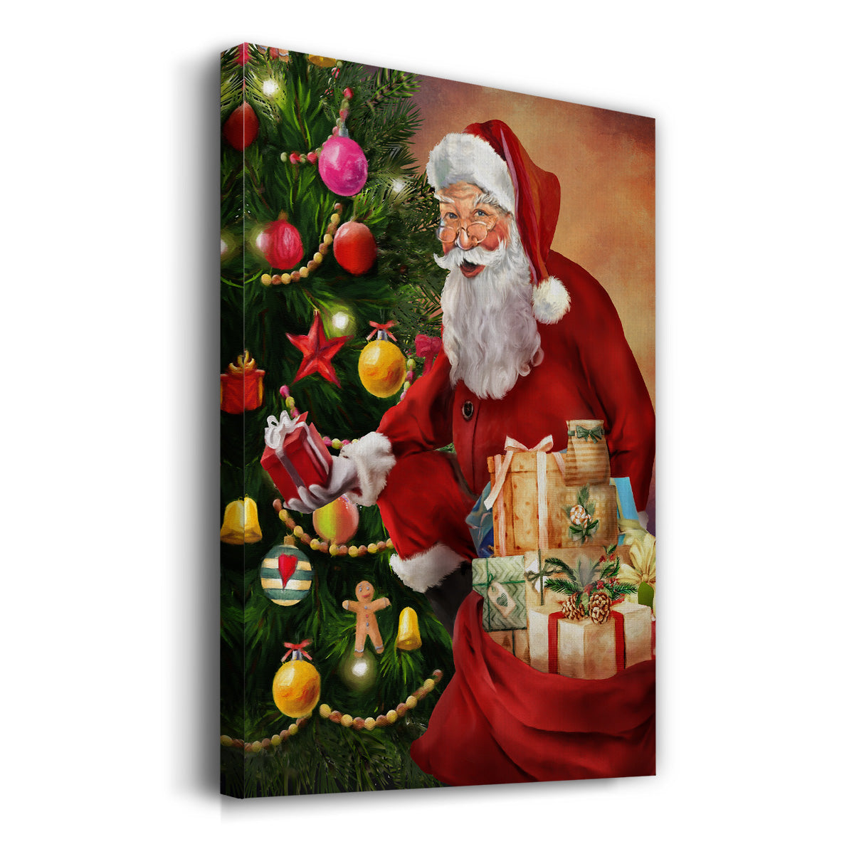 Santa's Presents - Gallery Wrapped Canvas