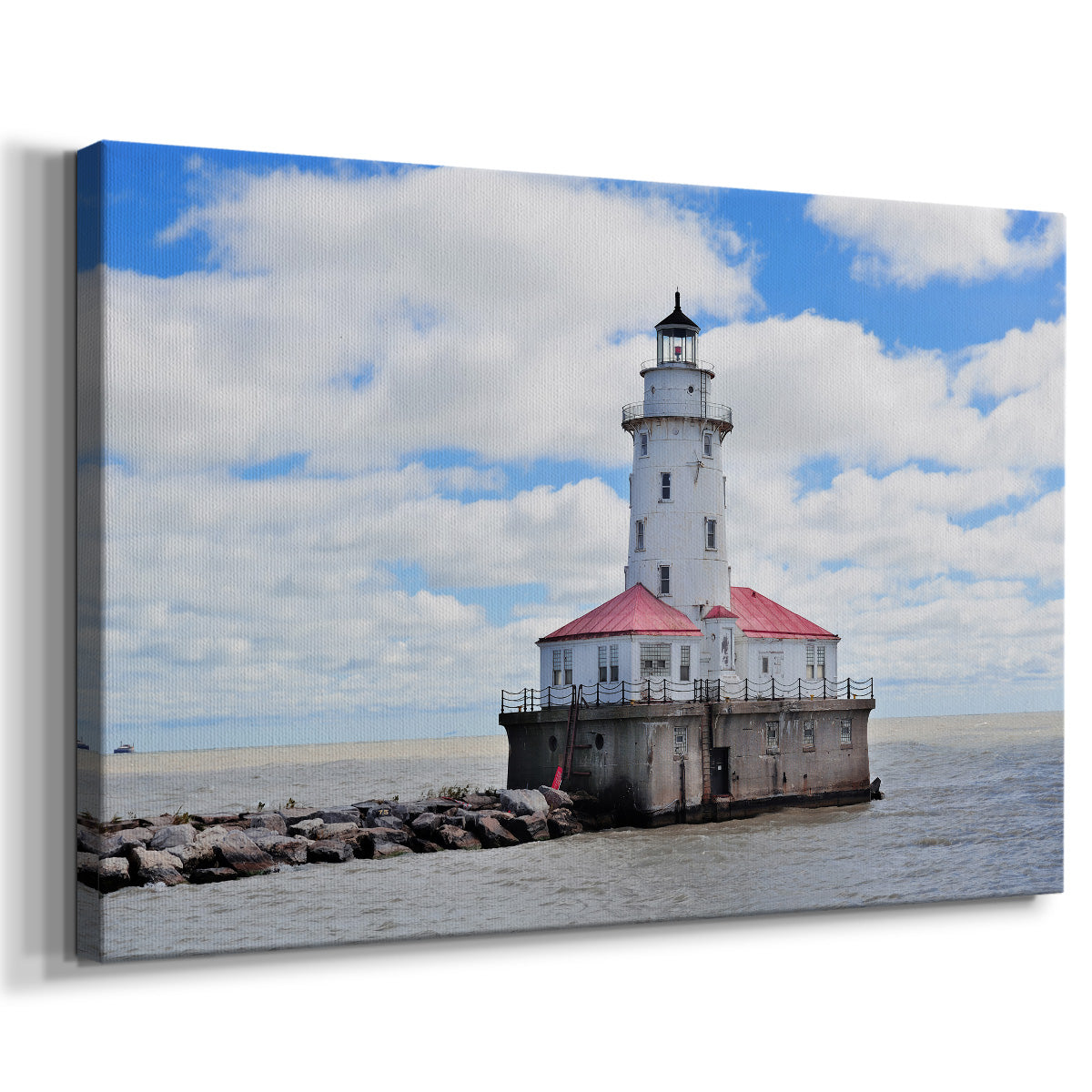 Chicago Harbor Lighthouse II - Gallery Wrapped Canvas