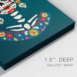 Bright Day of the Dead II Premium Gallery Wrapped Canvas - Ready to Hang