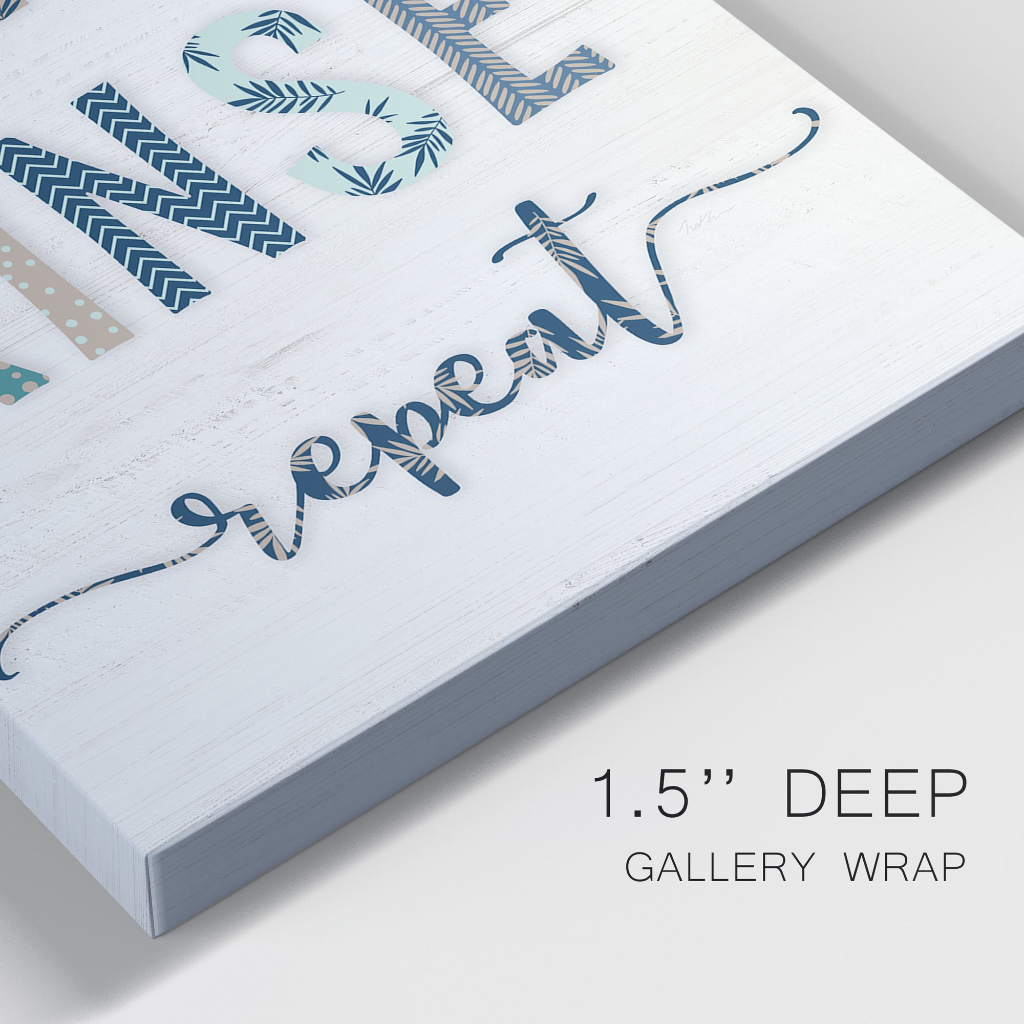 Lather Rinse Repeat Premium Gallery Wrapped Canvas - Ready to Hang