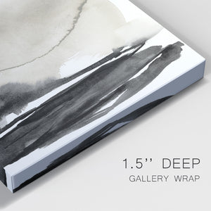 Ebony Horizon Triptych II - Canvas Art Print
