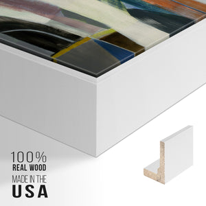 Interaction - Framed Premium Gallery Wrapped Canvas L Frame - Ready to Hang