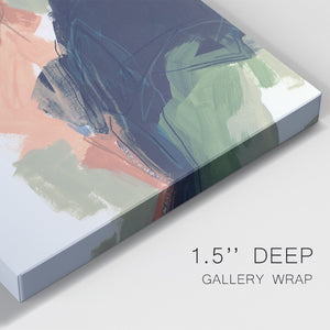 Indigo & Sienna Crescendo II Premium Gallery Wrapped Canvas - Ready to Hang