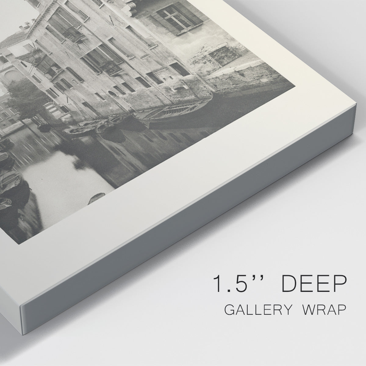 Vintage Views of Venice VII Premium Gallery Wrapped Canvas - Ready to Hang