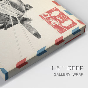 Vintage Airmail I - Canvas Art Print