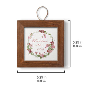 Flower Wreath, Handmade Ornament