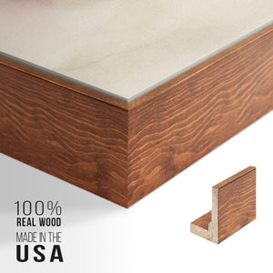 Continuum I - Framed Premium Gallery Wrapped Canvas L Frame - Ready to Hang