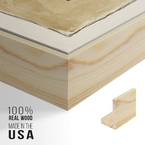 Inner Musing I - Framed Premium Gallery Wrapped Canvas L Frame - Ready to Hang