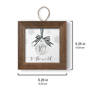 Joy Ornament, Handmade Ornament