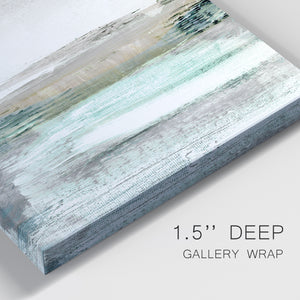 Summer Teal I Premium Gallery Wrapped Canvas - Ready to Hang - Set of 2 - 8 x 12 Each