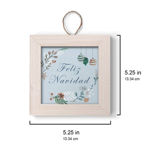 Feliz Navidad, Handmade Ornament