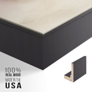 Continuum I - Framed Premium Gallery Wrapped Canvas L Frame - Ready to Hang