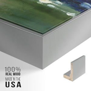 Current Air II - Framed Premium Gallery Wrapped Canvas L Frame - Ready to Hang