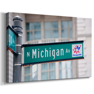 Michigan Ave - Gallery Wrapped Canvas