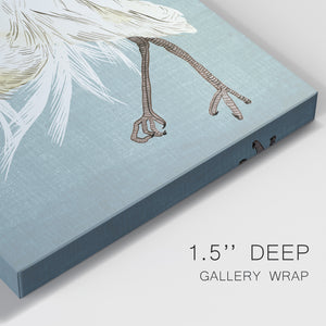 Heron Plumage IV Premium Gallery Wrapped Canvas - Ready to Hang