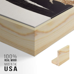 High Style II - Framed Premium Gallery Wrapped Canvas L Frame - Ready to Hang