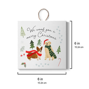 Holidogs I, Handmade Ornament