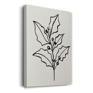 Evergreen Ink I - Gallery Wrapped Canvas