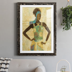 Tribal Vision I - Barnwood Framed Art Print