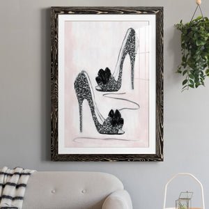 Shoes That Dazzle I - Premium Framed Print - Distressed Barnwood Frame - Ready to Hang