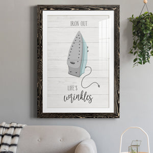 Iron Out - Premium Framed Print - Distressed Barnwood Frame - Ready to Hang