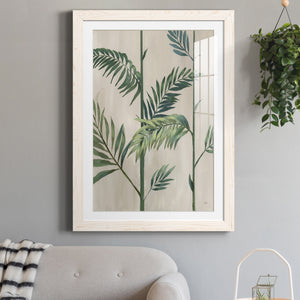 Modern Fronds II - Barnwood Framed Art Print