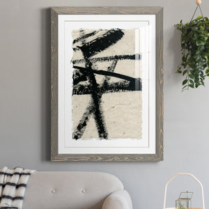 Lines Crossed III - Premium Framed Print - Distressed Barnwood Frame - Ready to Hang