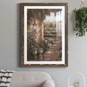 Evening in the Conservatory - Barnwood Framed Art Print
