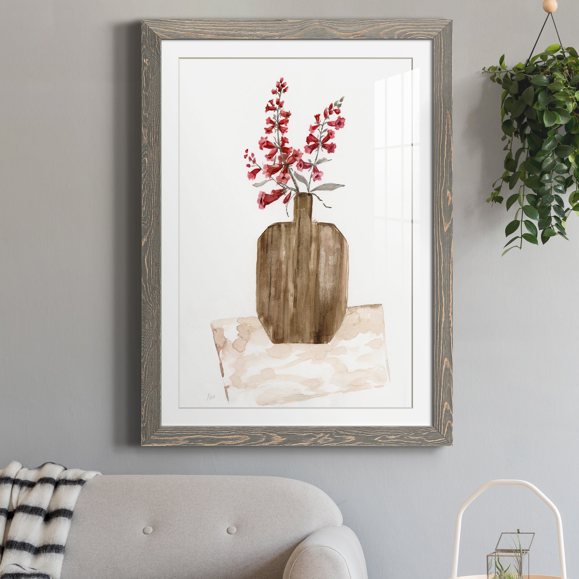 Simply Country II - Barnwood Framed Art Print