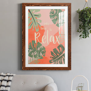 Take Time - Premium Framed Print - Distressed Barnwood Frame - Ready to Hang