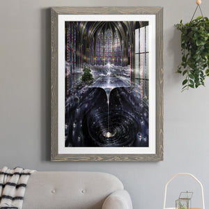 Genesis I - Barnwood Framed Art Print