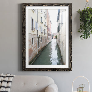 Venice Canal II - Premium Framed Print - Distressed Barnwood Frame - Ready to Hang
