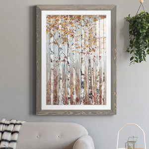 Copper Forest - Premium Framed Print - Distressed Barnwood Frame - Ready to Hang