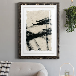 Lines Crossed II - Premium Framed Print - Distressed Barnwood Frame - Ready to Hang