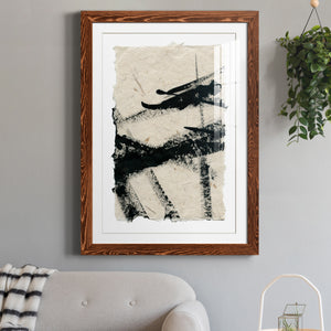 Lines Crossed II - Premium Framed Print - Distressed Barnwood Frame - Ready to Hang