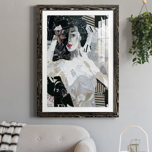 Runway Star - Barnwood Framed Art Print