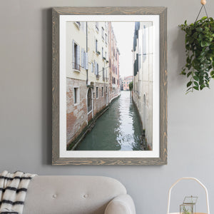 Venice Canal II - Premium Framed Print - Distressed Barnwood Frame - Ready to Hang