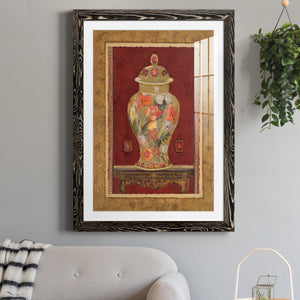 Romantic Urn II - Barnwood Framed Art Print