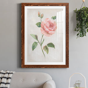 Grandiflora I - Barnwood Framed Art Print