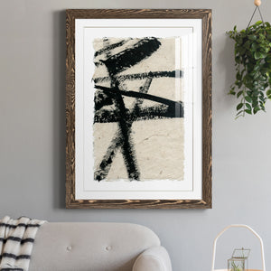 Lines Crossed III - Premium Framed Print - Distressed Barnwood Frame - Ready to Hang