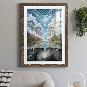 Genesis II - Barnwood Framed Art Print
