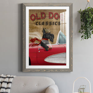 Old Dog Classics - Premium Framed Print - Distressed Barnwood Frame - Ready to Hang