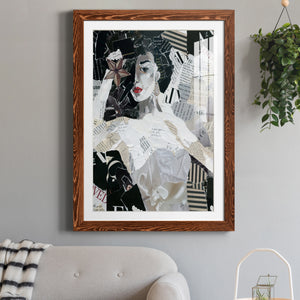 Runway Star - Barnwood Framed Art Print