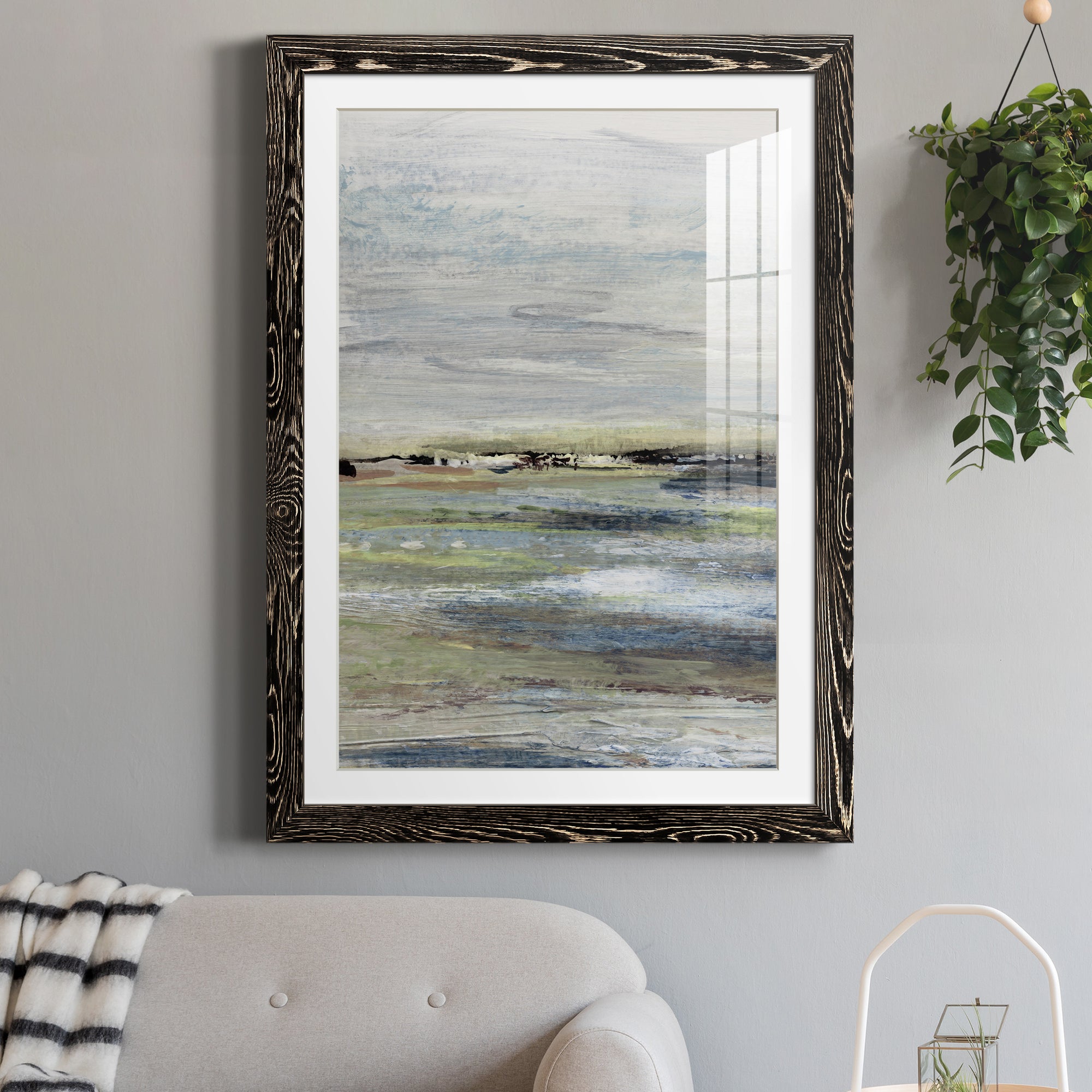 Wetlands I - Premium Framed Print - Distressed Barnwood Frame - Ready to Hang