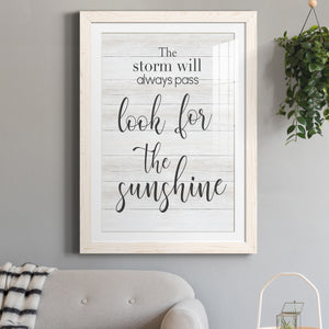 Look for the Sunshine - Premium Framed Print - Distressed Barnwood Frame - Ready to Hang