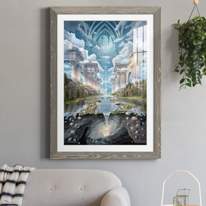 Genesis II - Barnwood Framed Art Print
