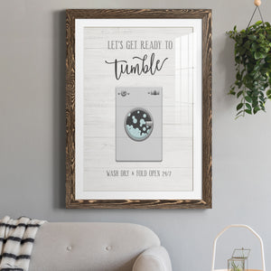 Tumble - Premium Framed Print - Distressed Barnwood Frame - Ready to Hang