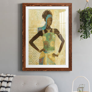 Tribal Vision I - Barnwood Framed Art Print