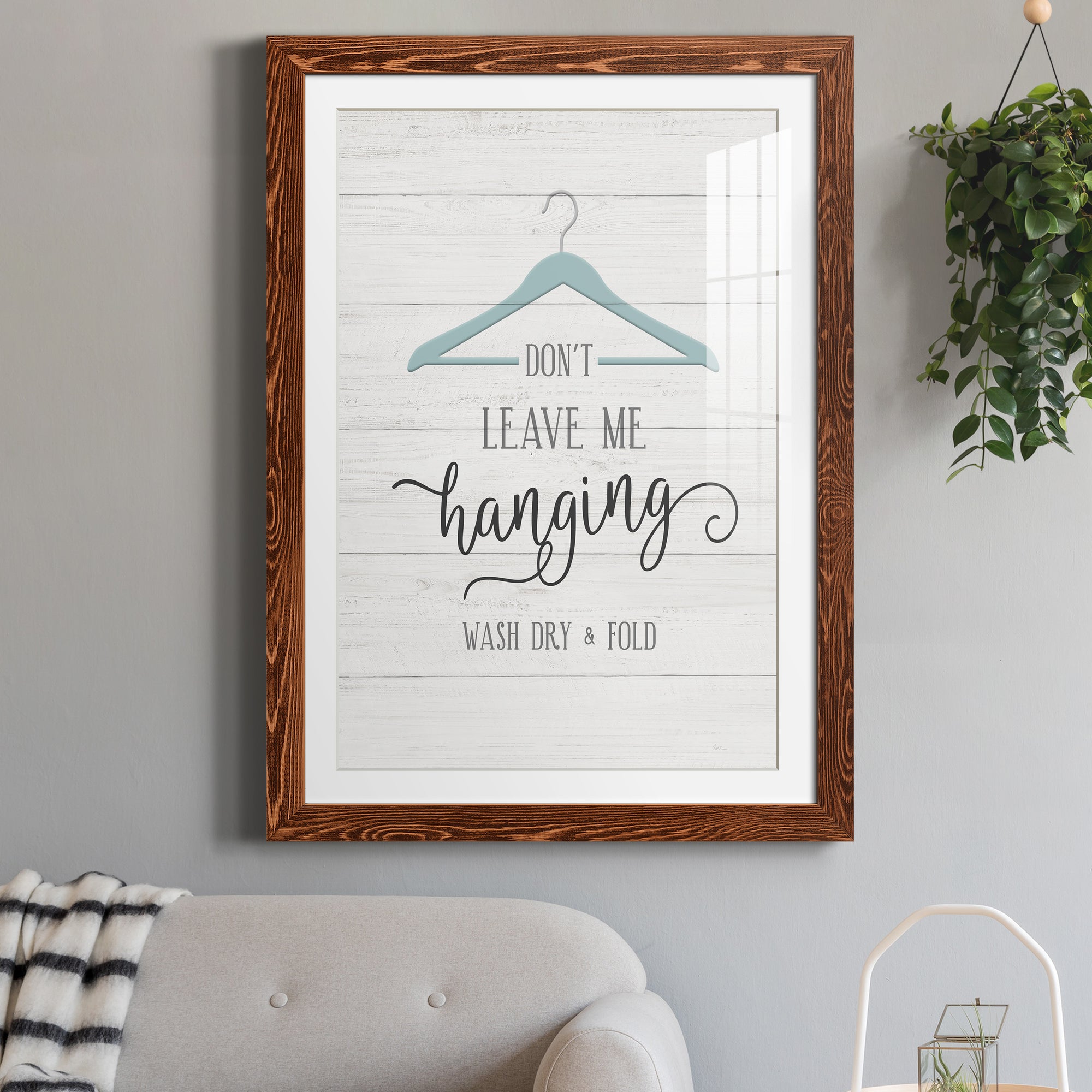 Don't Leave - Premium Framed Print - Distressed Barnwood Frame - Ready to Hang