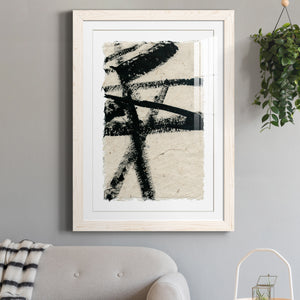 Lines Crossed III - Premium Framed Print - Distressed Barnwood Frame - Ready to Hang